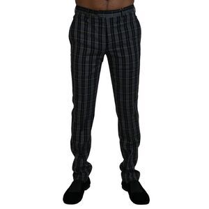 BENCIVENGA Check Trousers Classic Fit Men Gray Patterned Bottoms